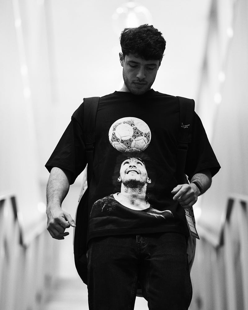 T-shirt preto intenso