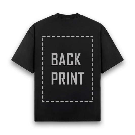CUSTOM BACK PRINT (READ DESCRIPTION)