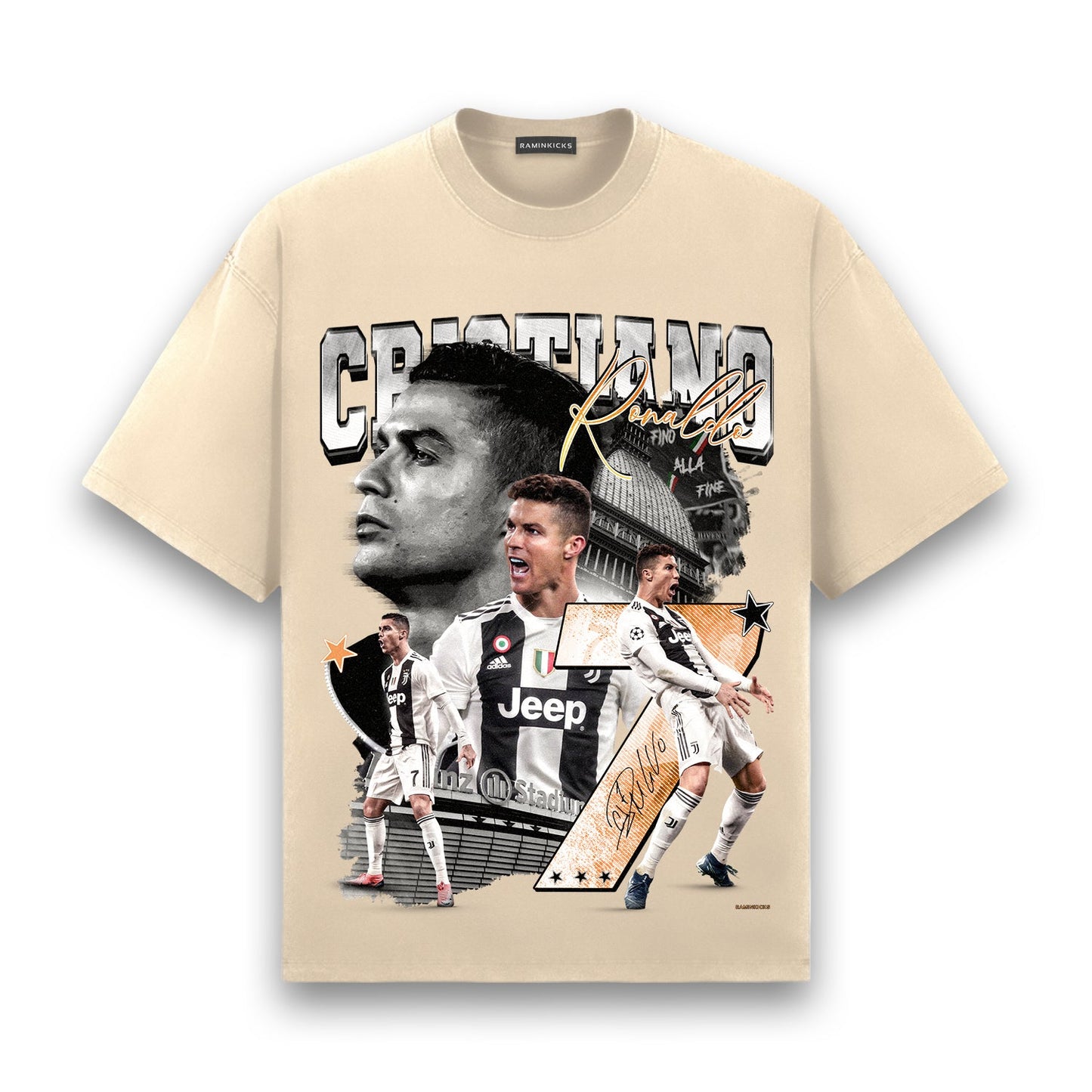 CRISTIANO RONALDO (BIANCONERI) "T-SHIRT"