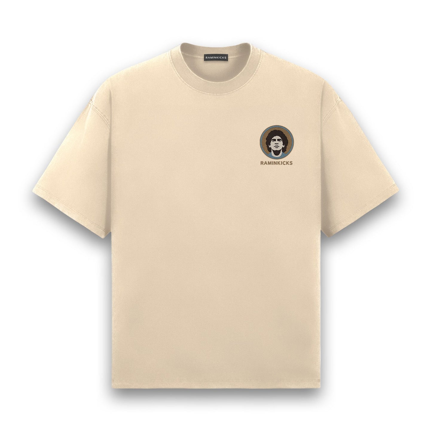 MARADONA EMBROIDED "T-SHIRT" (BACKPRINT)