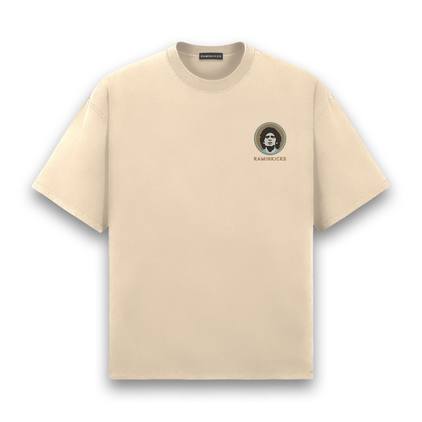 MARADONA EMBROIDED "T-SHIRT" (BACKPRINT)