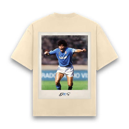 MARADONA EMBROIDED "T-SHIRT" (BACKPRINT)