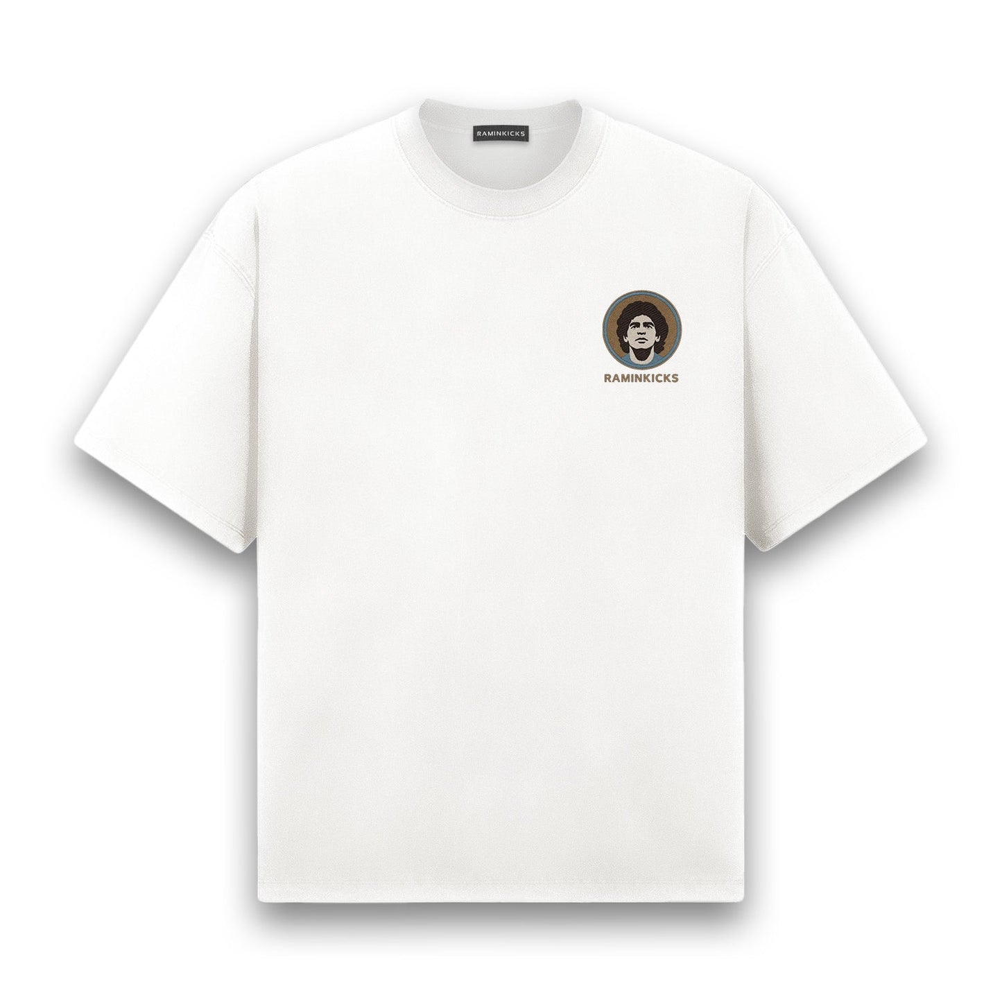 MARADONA EMBROIDED "T-SHIRT" (BACKPRINT)