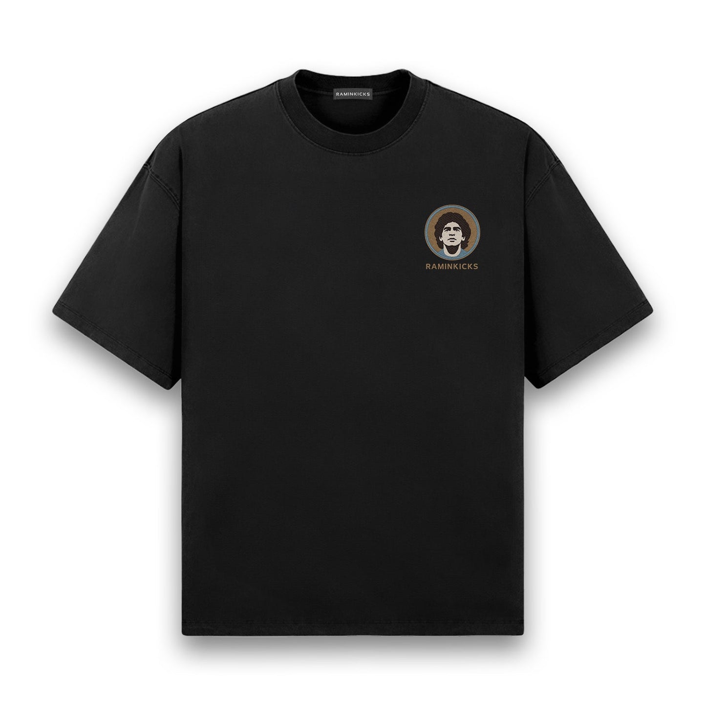 MARADONA EMBROIDED "T-SHIRT" (BACKPRINT)