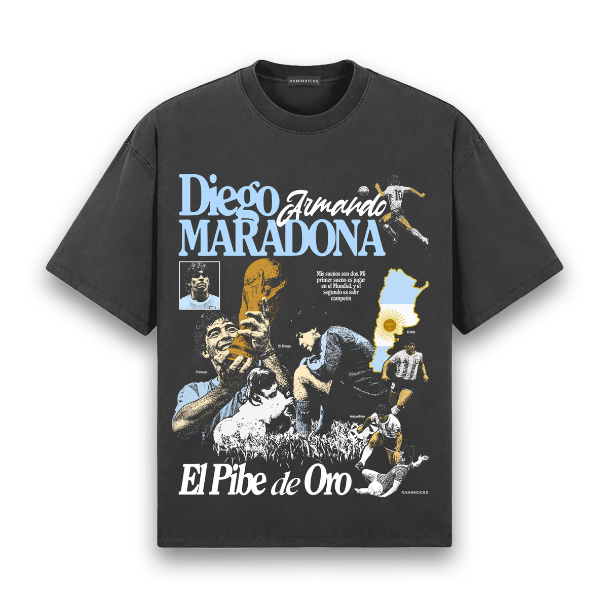 Diego Maradona El Pibe de Oro T-Shirt product photo