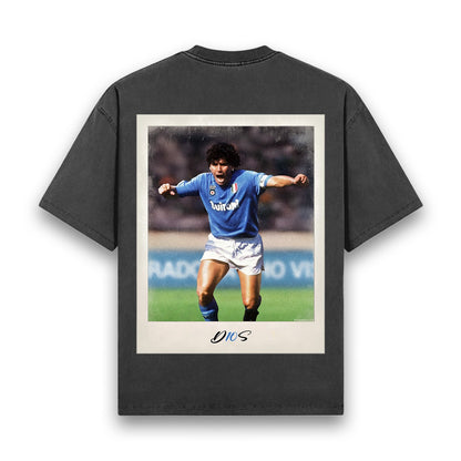 MARADONA EMBROIDED "T-SHIRT" (BACKPRINT)