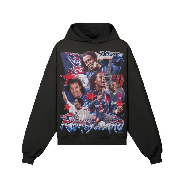 Black Ronaldinho (PSG) Hoodie product photo