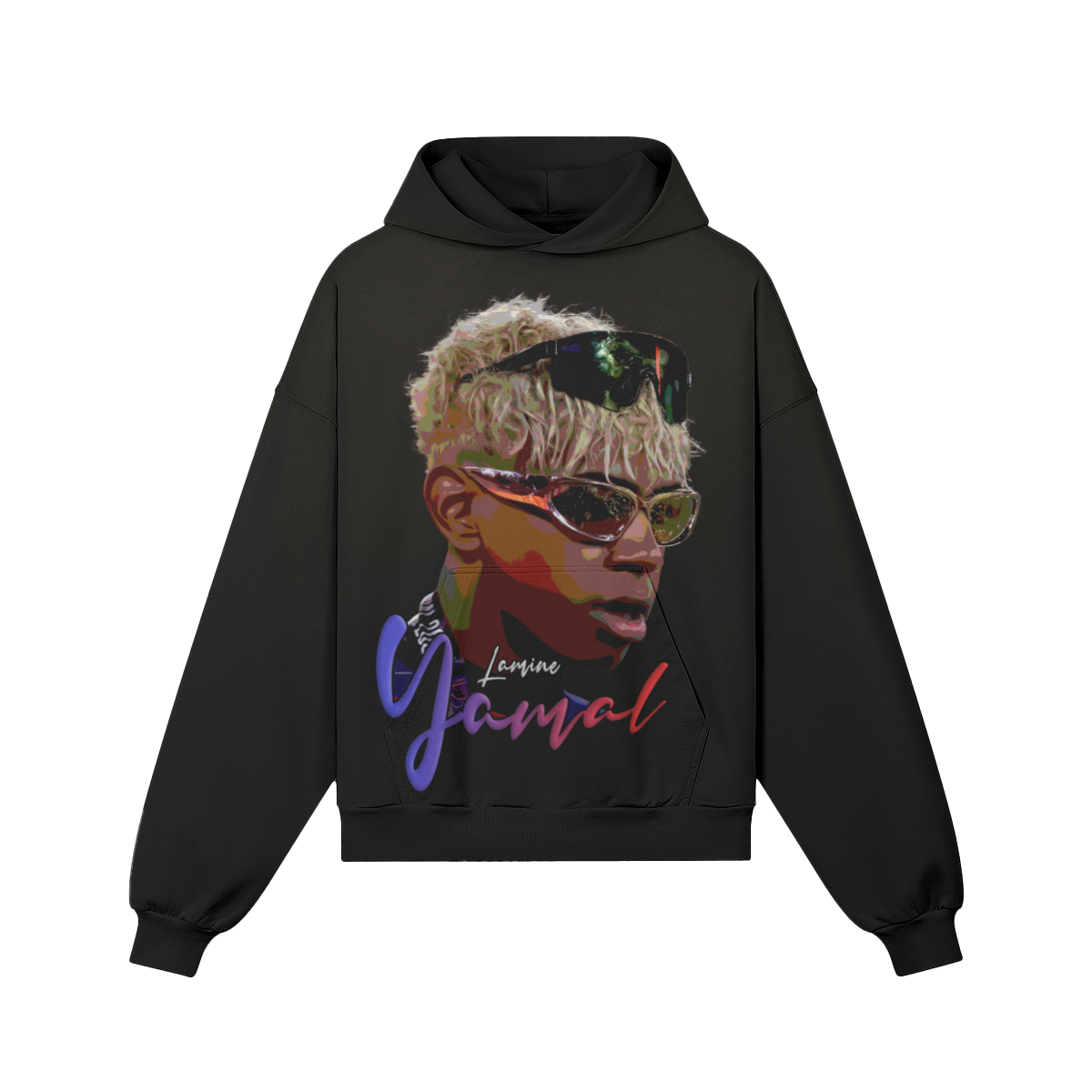 Black Lamine Yamal Hoodie product photo