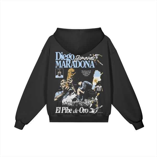 Football Heritage (Maradona) Hoodie product photo - Back View