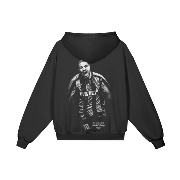 FOOTBALL HERITAGE (ADRIANO) "HOODIE" product photo - Back View