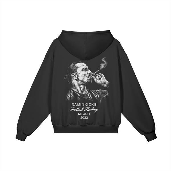 Deep Black FOOTBALL HERITAGE (ZLATAN) "HOODIE" product photo - Back View