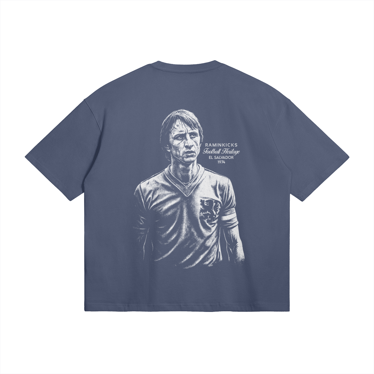 Steel Blue FOOTBALL HERITAGE (CRUYFF) "T-SHIRT" product photo