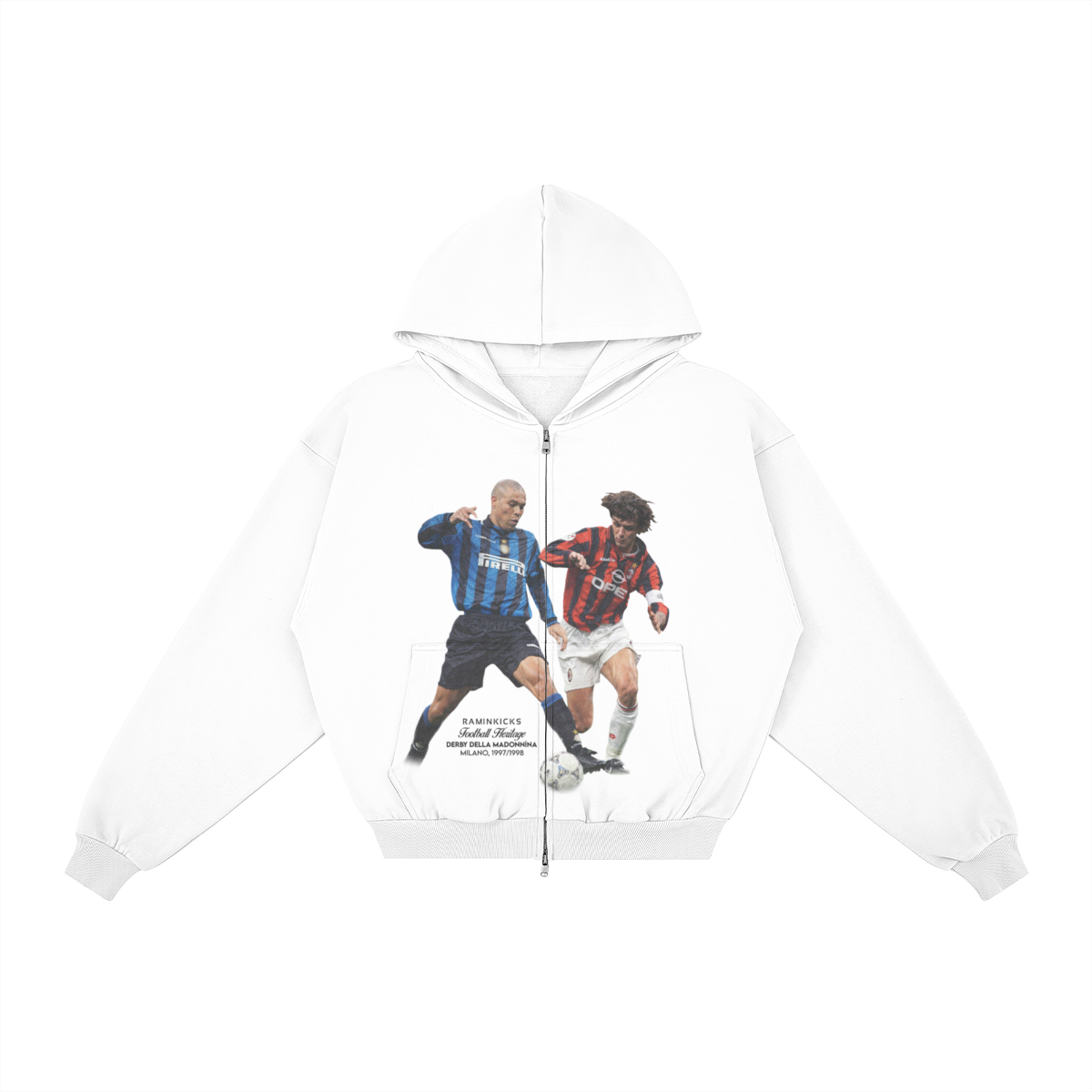 FOOTBALL HERITAGE (DERBY) "ZIP HOODIE" product photo