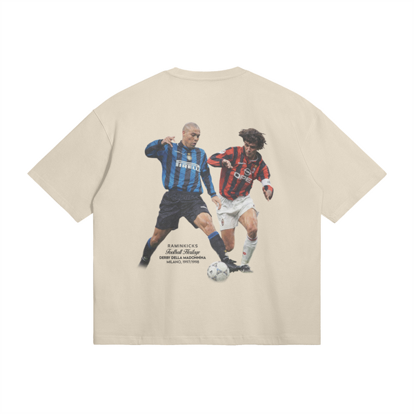 FOOTBALL HERITAGE (DERBY DELLA MADONNINA) "T-SHIRT" product photo - Back View