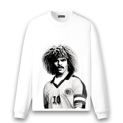 Carlos Valderrama (Monochrome) T-Shirt product photo