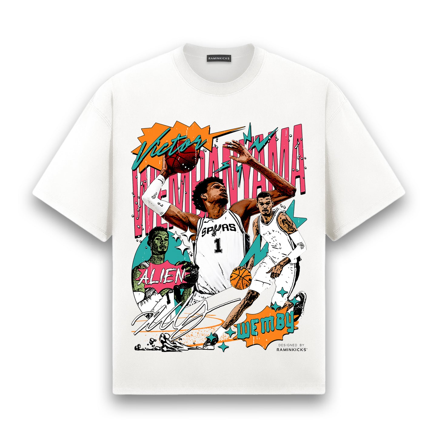 VICTOR WEMBANYAMA (WEMBY/ALIEN) "T-SHIRT"