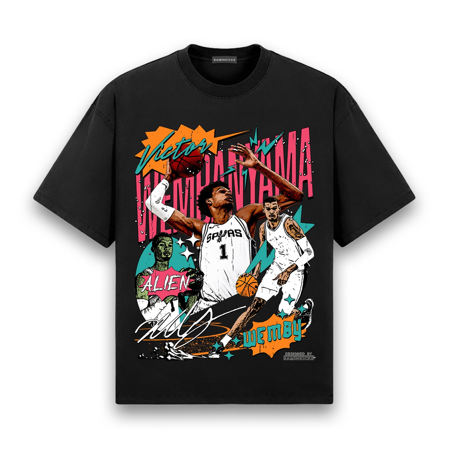 VICTOR WEMBANYAMA (WEMBY/ALIEN) "T-SHIRT"