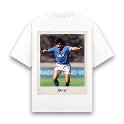 MARADONA EMBROIDED "T-SHIRT" (BACKPRINT)